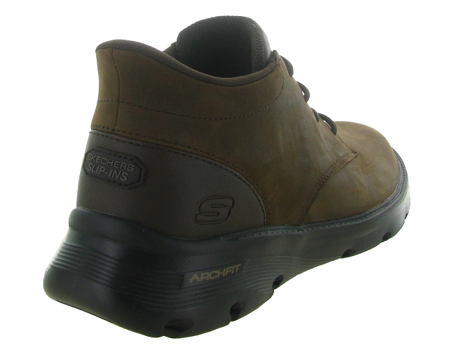 baskets et sneakers - Tendance - homme - Cuir - Marron - Skechers footwear5737101_5