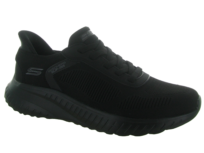 baskets et sneakers - Confort - homme - Synthétique - Noir - Skechers footwear