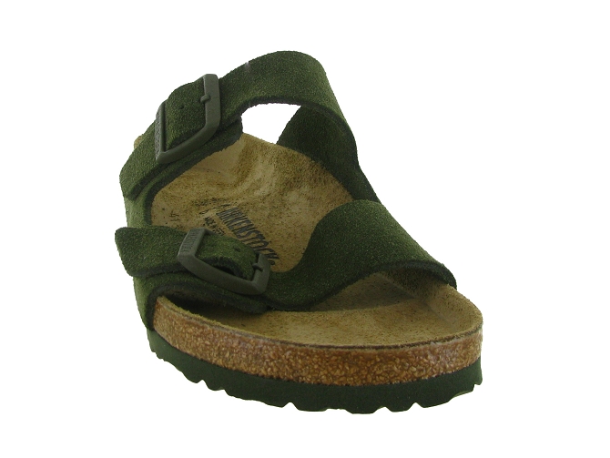 nu pieds - Mules et Tongs - homme - Nubuck - Kaki - Birkenstock5738101_3