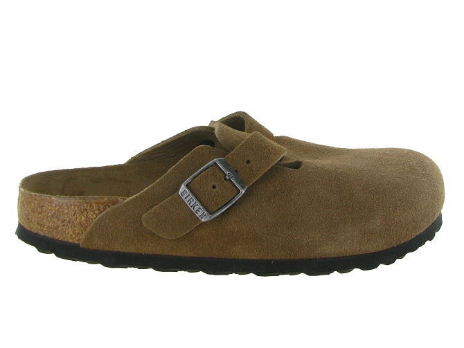 sandales et nu pieds - Mule Sabot - femme - Nubuck - Marron - Birkenstock5738401_2