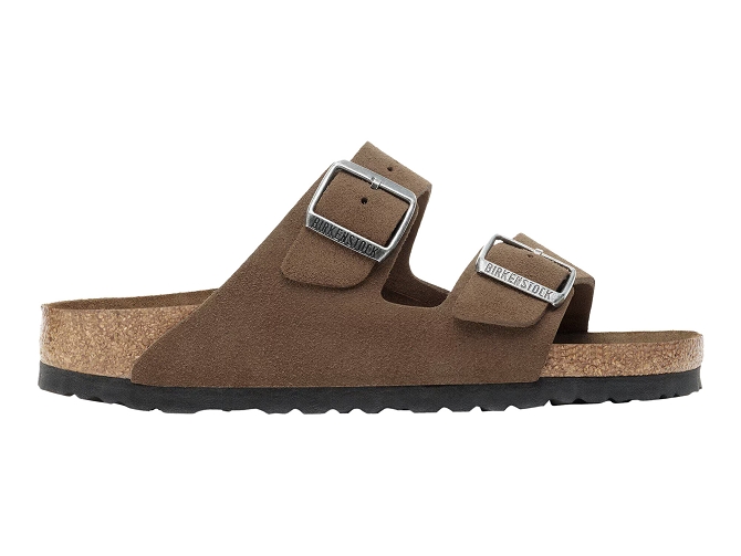 sandales et nu pieds - Mule Sabot - femme - Nubuck - Marron - Birkenstock5738601_2