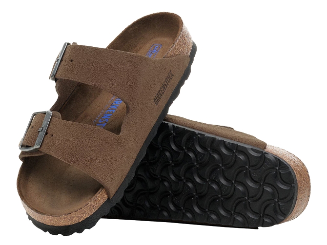 sandales et nu pieds - Mule Sabot - femme - Nubuck - Marron - Birkenstock5738601_4