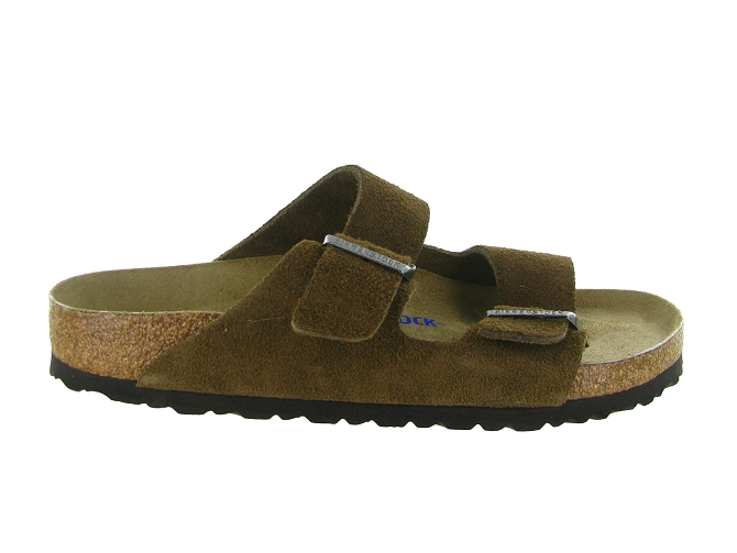 nu pieds - Mules et Tongs - homme - Nubuck - Marron - Birkenstock5738701_2