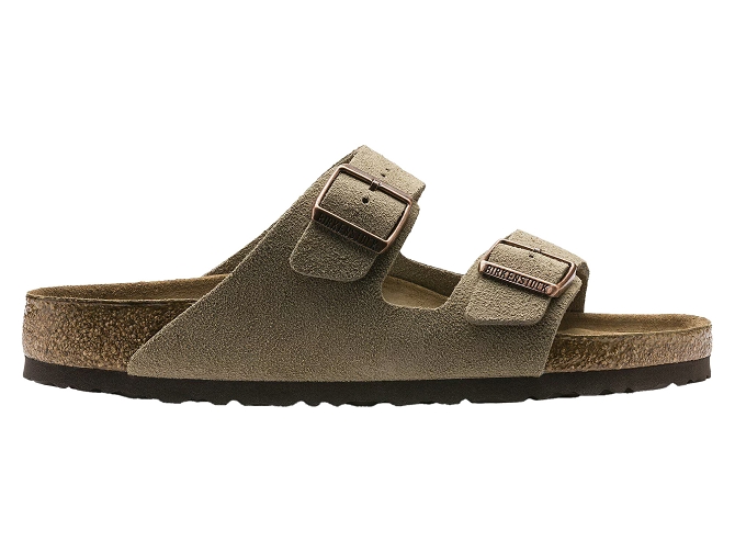 nu pieds - Mules et Tongs - homme - Nubuck - Taupe - Birkenstock5738702_2