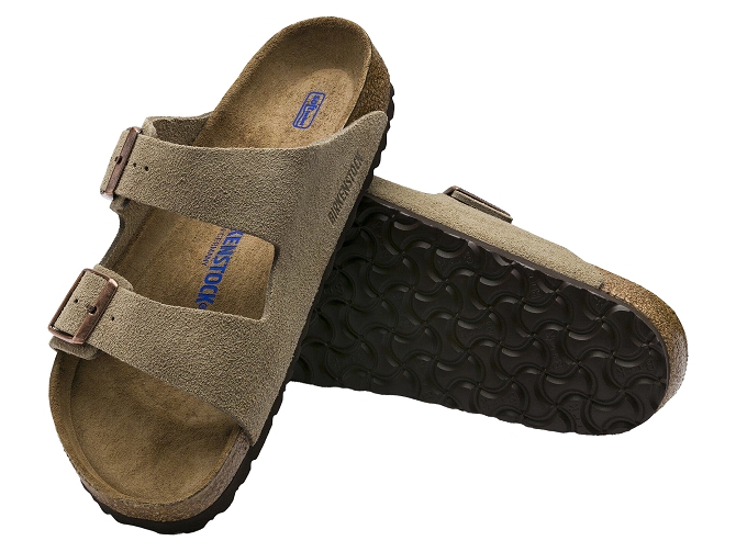 nu pieds - Mules et Tongs - homme - Nubuck - Taupe - Birkenstock5738702_4