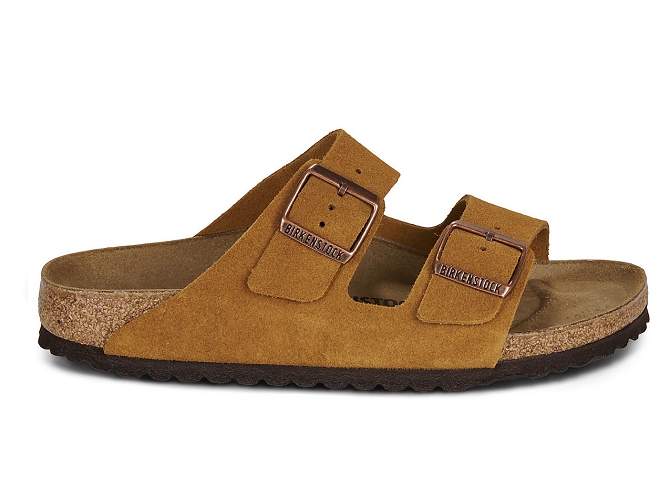 nu pieds - Mules et Tongs - homme - Nubuck - Camel - Birkenstock5738704_2