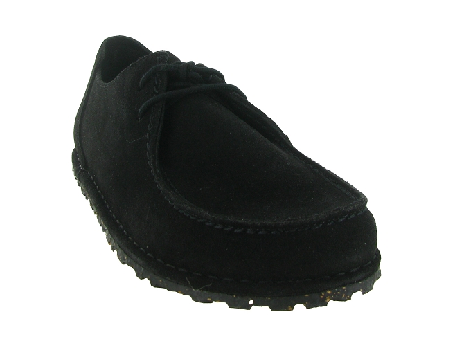 chaussures a lacets - Confort et décontracté - homme - Nubuck - Noir - Birkenstock5738902_3