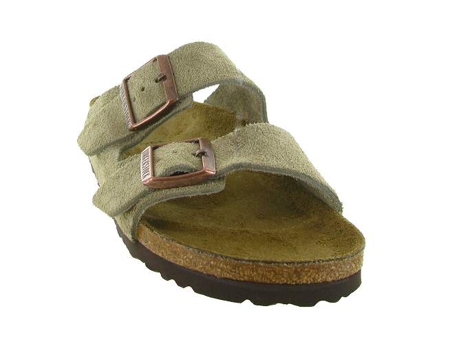 sandales et nu pieds - Mule Sabot - femme - Nubuck - Taupe - Birkenstock5739001_3