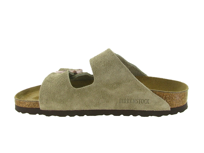 sandales et nu pieds - Mule Sabot - femme - Nubuck - Taupe - Birkenstock5739001_4