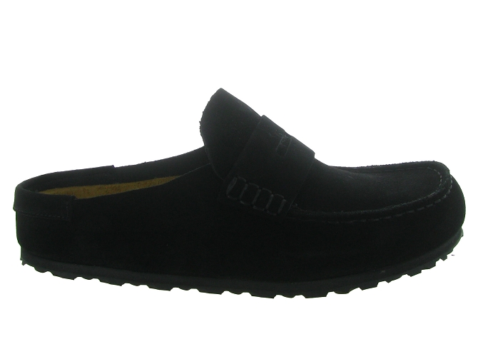 mocassins - Décontracté - femme - Nubuck - Noir - Birkenstock5740402_2