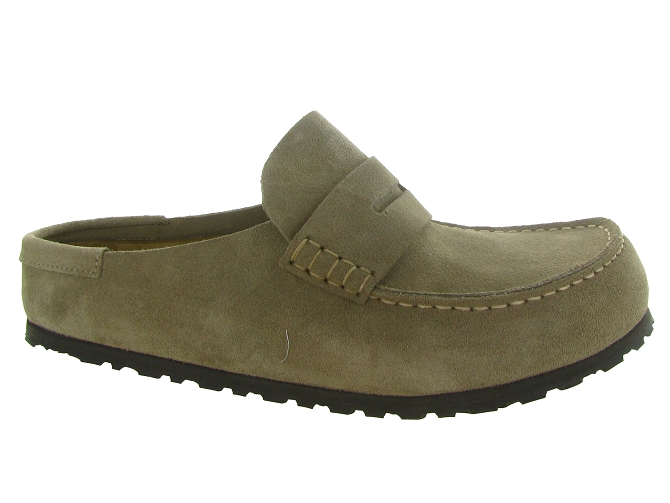 mocassins - Bateau - homme - Nubuck - Taupe - Birkenstock
