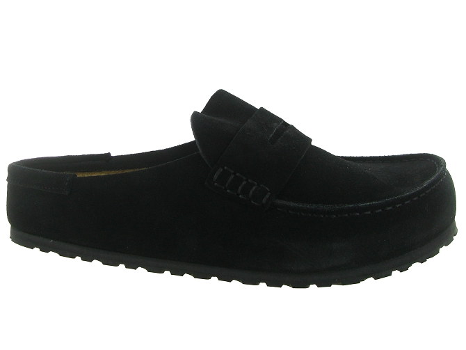 mocassins - Bateau - homme - Nubuck - Noir - Birkenstock
