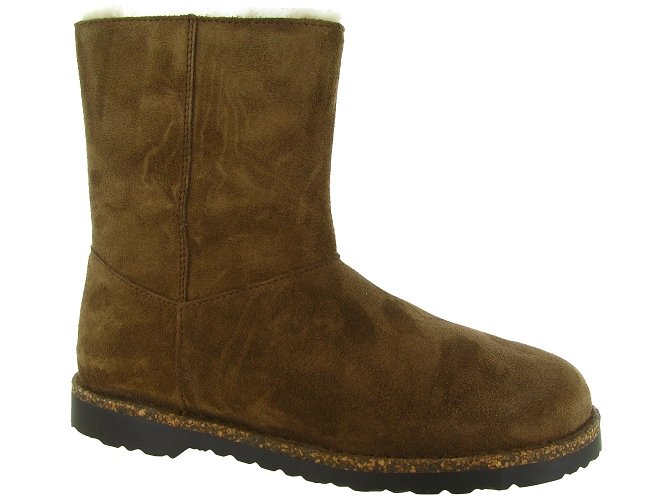 apres ski bottes fourrees - Botte fourrée - femme - Nubuck - Marron - Birkenstock