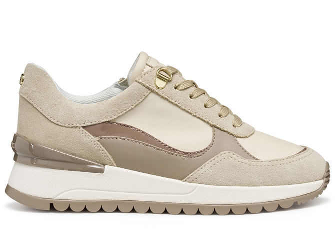 baskets et sneakers - Confort - femme - Synthétique - Beige - Geox5743901_2