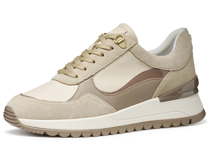 baskets et sneakers - Confort - femme - Synthétique - Beige - Geox5743901_3