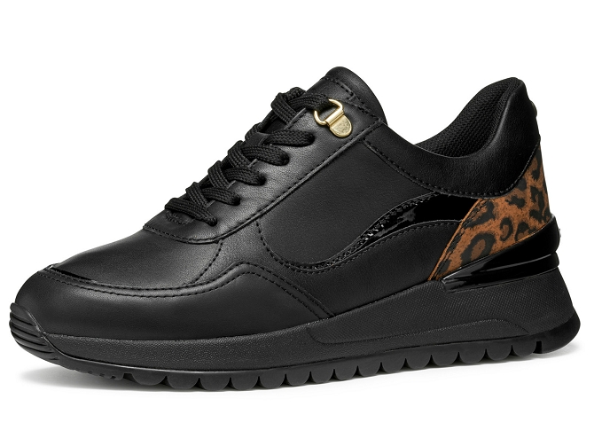 baskets et sneakers - Confort - femme - Synthétique - Noir - Geox5743902_3
