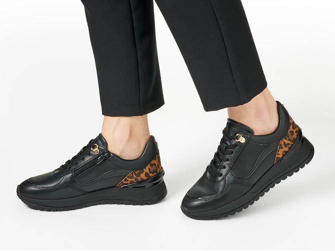 baskets et sneakers - Confort - femme - Synthétique - Noir - Geox5743902_5