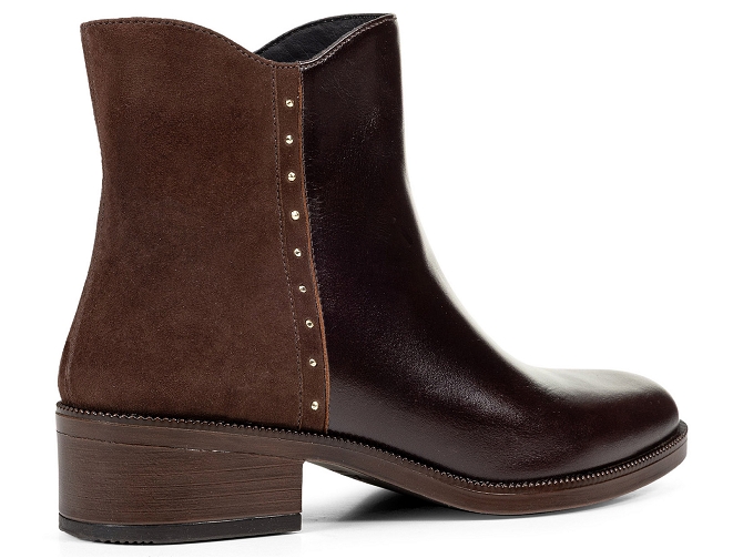 bottines et boots - Casual - femme - Cuir - Marron - Geox5744101_4