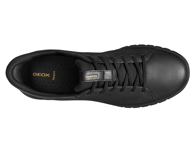 baskets et sneakers - Confort - femme - Cuir - Noir - Geox5744301_4