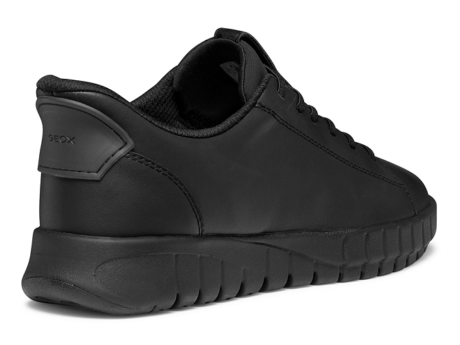 baskets et sneakers - Confort - femme - Cuir - Noir - Geox5744301_6