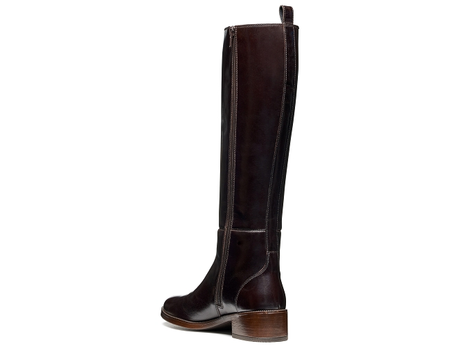 bottes - Cavalières - femme - Cuir - Marron - Geox5746301_3