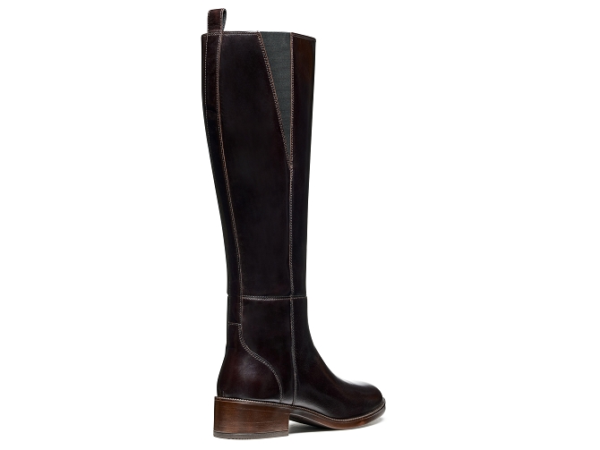 bottes - Cavalières - femme - Cuir - Marron - Geox5746301_4