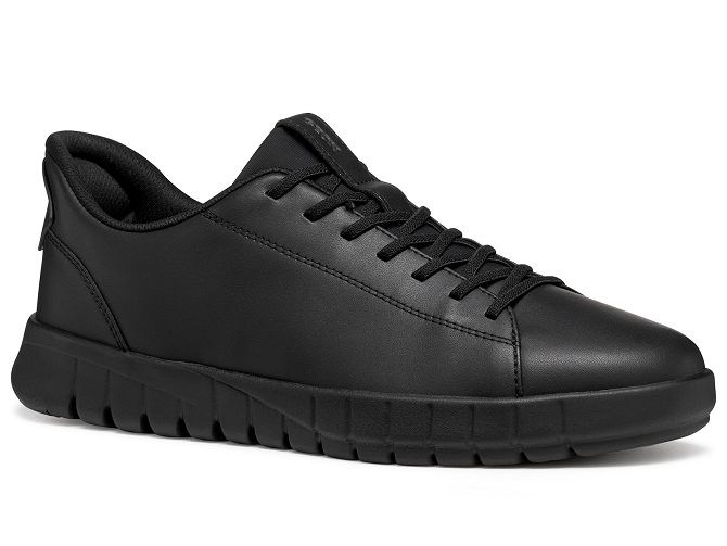 baskets et sneakers - Confort - homme - Synthétique - Noir - Geox