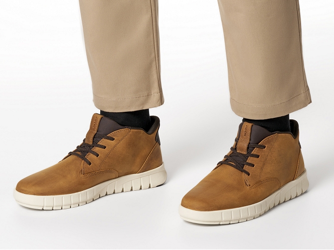 bottines et boots - Chelsea - homme - Nubuck - Marron - Geox5747801_5