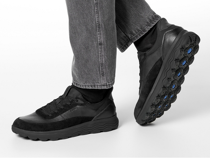 baskets et sneakers - Confort - homme - Synthétique - Noir - Geox5747903_5