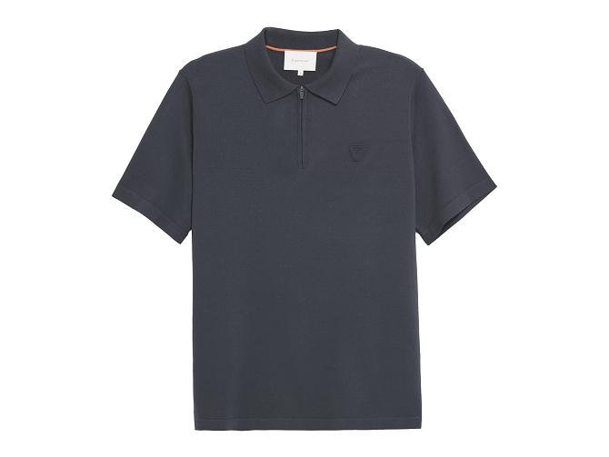polo - MC - vetement homme - Coton - Bleu Marine - Gertrude