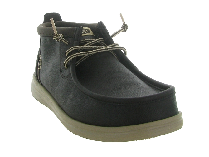 chaussures a lacets - Confort et décontracté - homme - Nubuck - Marron - Hey dude5751401_3