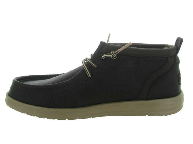 chaussures a lacets - Confort et décontracté - homme - Nubuck - Marron - Hey dude5751401_4