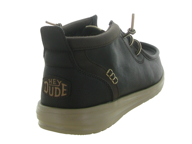 chaussures a lacets - Confort et décontracté - homme - Nubuck - Marron - Hey dude5751401_5