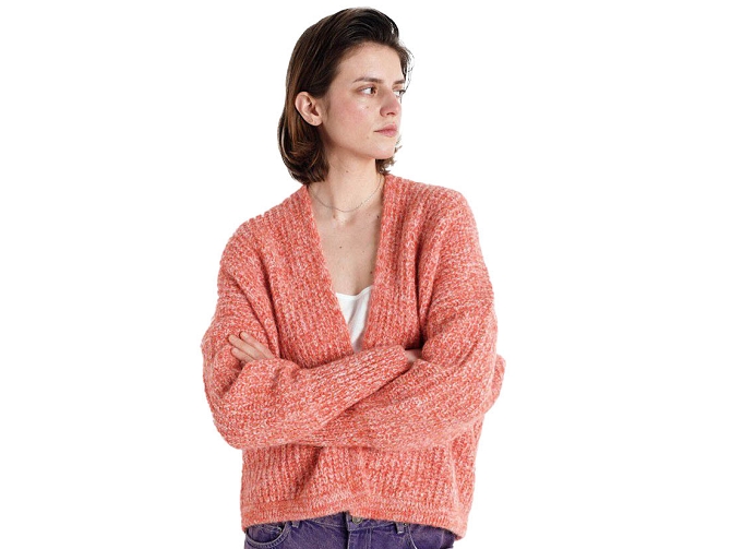 gilet - ML - vetement femme - Textile - Orange - American vintage5754101_2