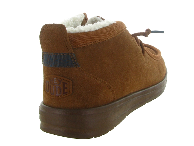 chaussures a lacets - Confort et décontracté - homme - Nubuck - Chestnut - Hey dude5755502_5