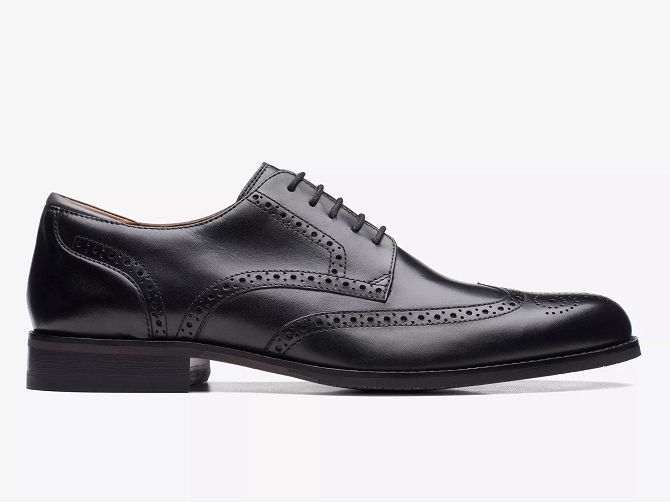 chaussures a lacets - Cérémonie - homme - Cuir - Noir - Clarks5756701_2