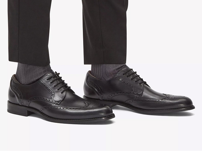 chaussures a lacets - Cérémonie - homme - Cuir - Noir - Clarks5756701_5