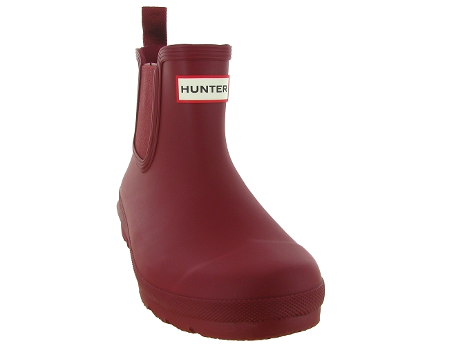 bottes - de pluie - femme - Caoutchouc - Bordeaux - Hunter5757701_3