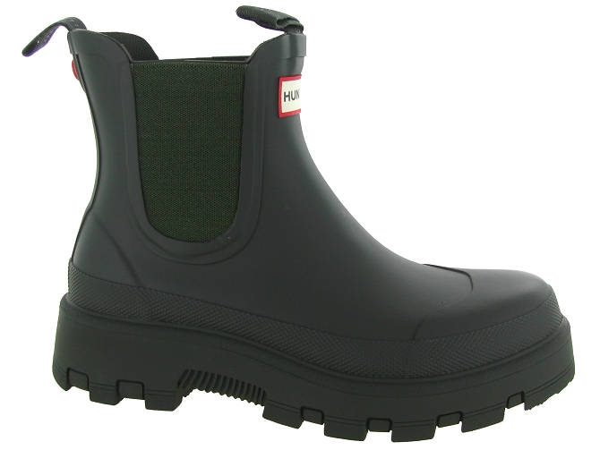 bottes de pluie - de pluie - femme - Caoutchouc - Vert - Hunter