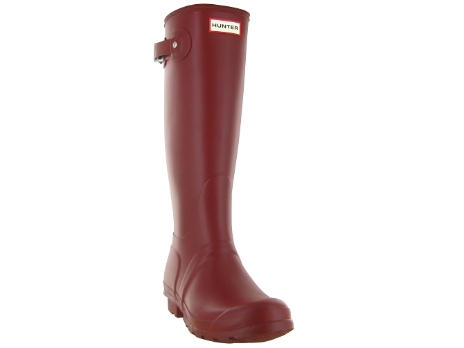 bottes - de pluie - femme - Caoutchouc - Bordeaux - Hunter5758201_3