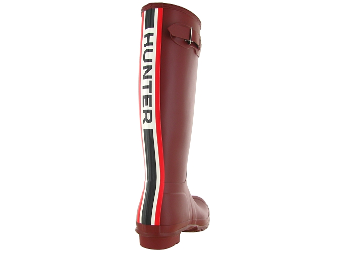 bottes - de pluie - femme - Caoutchouc - Bordeaux - Hunter5758201_5