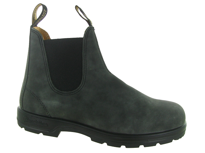 bottines et boots - Chelsea - homme - Cuir Gras - Noir - Blundstone