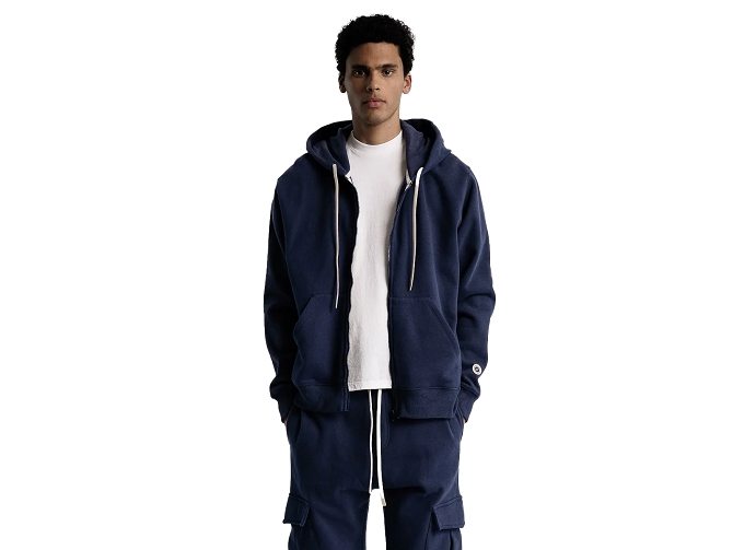 gilet - MANCHE LONGUE - vetement homme - Coton - Bleu Marine - Sweet pants5759502_3