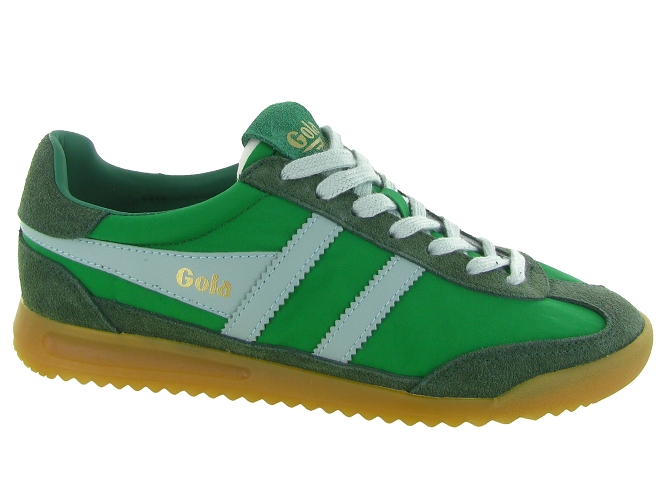 baskets et sneakers - Tendance - femme - Cuir - Vert - Gola