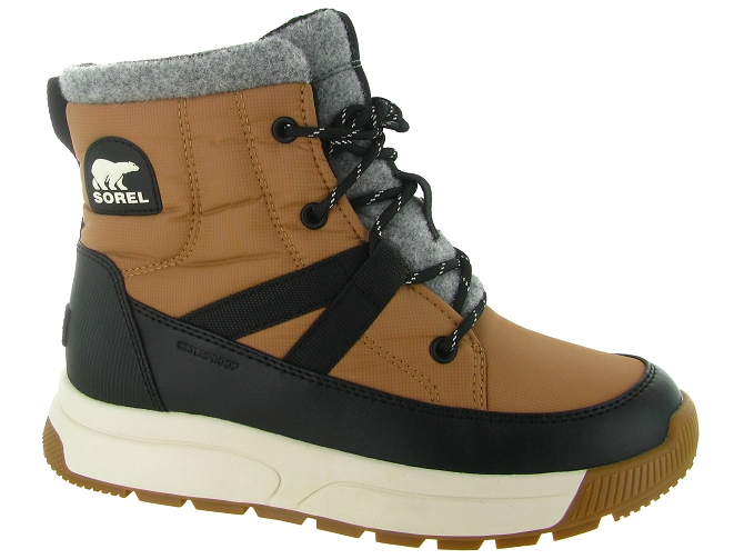 apres ski bottes fourrees - Bottine chaude - femme - Nubuck - Marron - Sorel