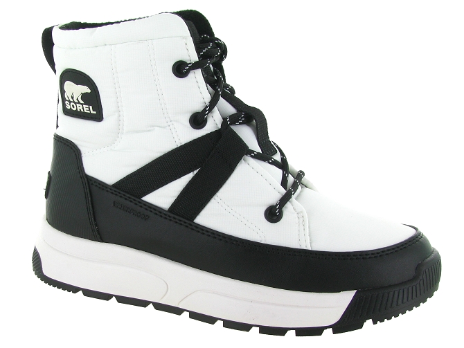 apres ski bottes fourrees - Bottine chaude - femme - Nubuck - Blanc - Sorel