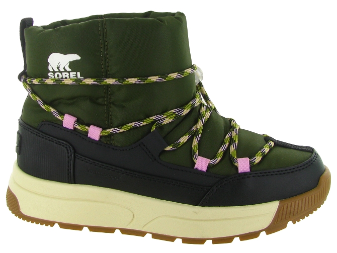 apres ski bottes fourrees - Bottine chaude - femme - Nubuck - Vert - Sorel