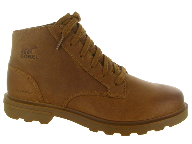 apres ski bottes fourrees - Bottine chaude - homme - Cuir - Marron - Sorel