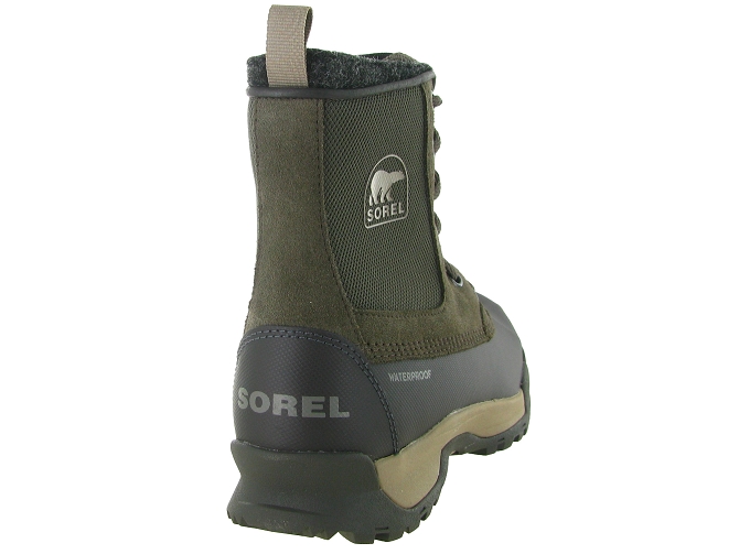 apres ski bottes fourrees - Bottes de neige - homme - Cuir - Kaki - Sorel5765301_5