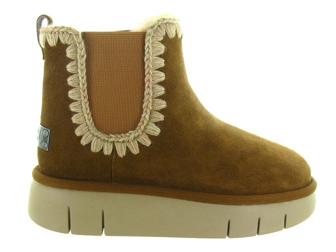 apres ski bottes fourrees - Bottine chaude - femme - Nubuck - Chestnut - Mou5767001_2
